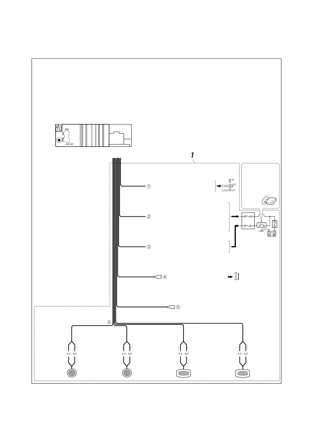 JVC MA372IEN user service SAMBUNGAN-SAMBUNGAN Listrik, Typical connections / Ciri khas sambungan-sambungan 