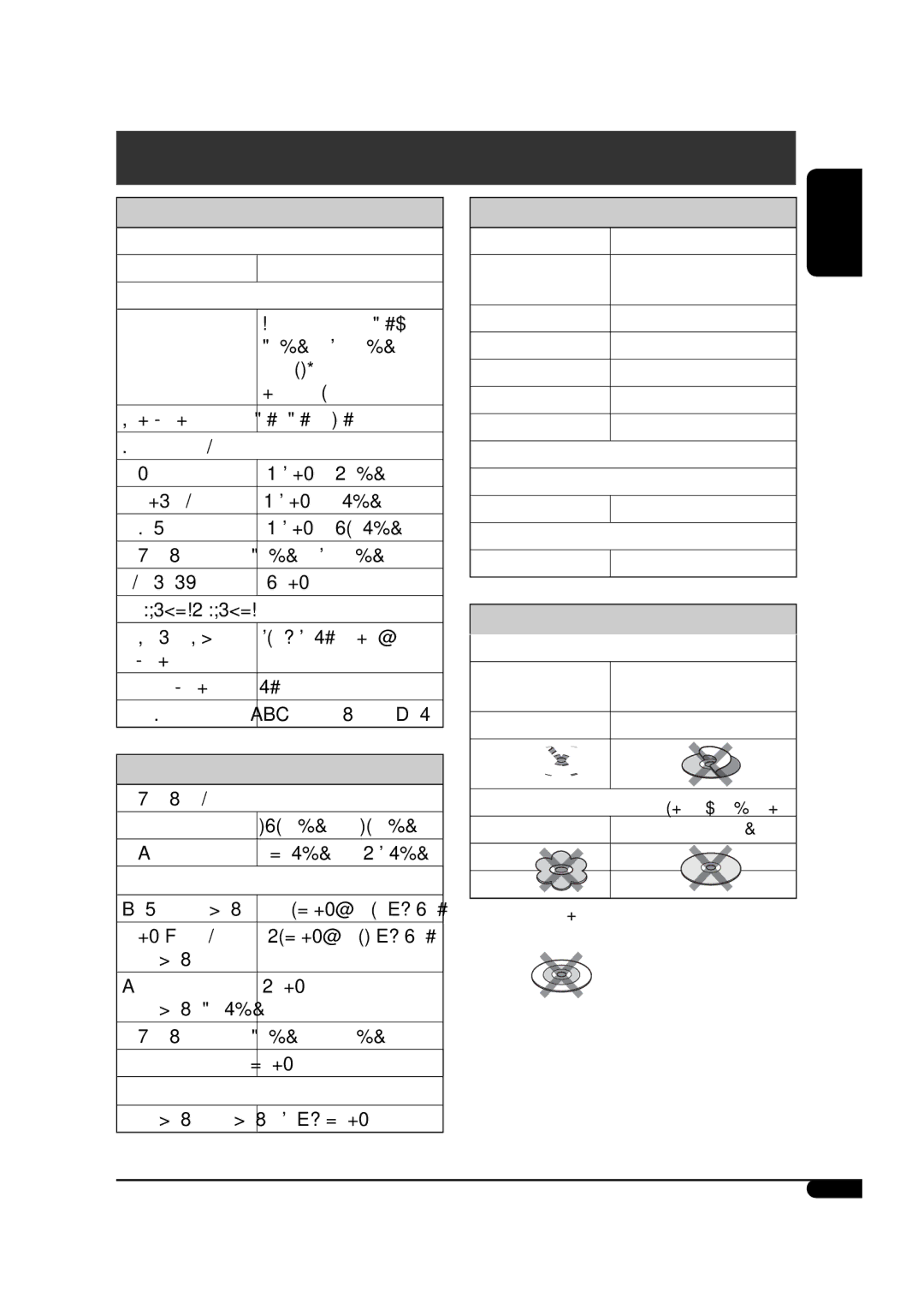 JVC MA372IEN user service Specifications 