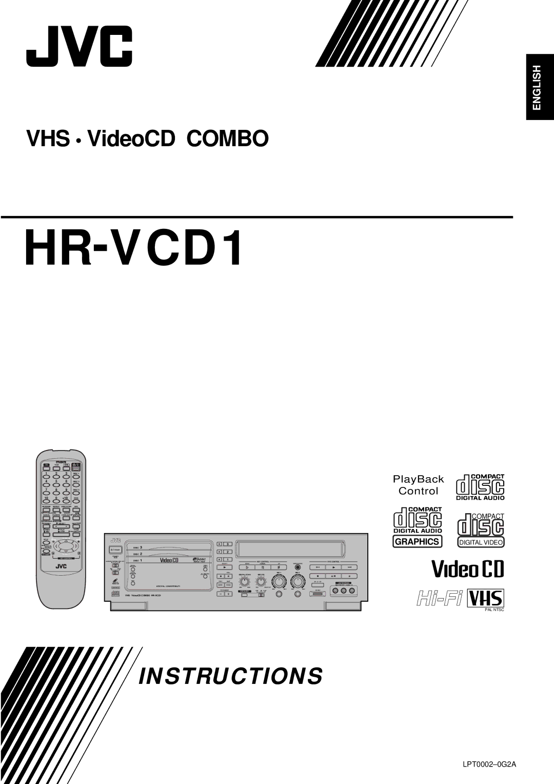 JVC HR-VCD1, MNV*SW*YP, LPT00020G2A manual VHS VideoCD Combo, Graphics 