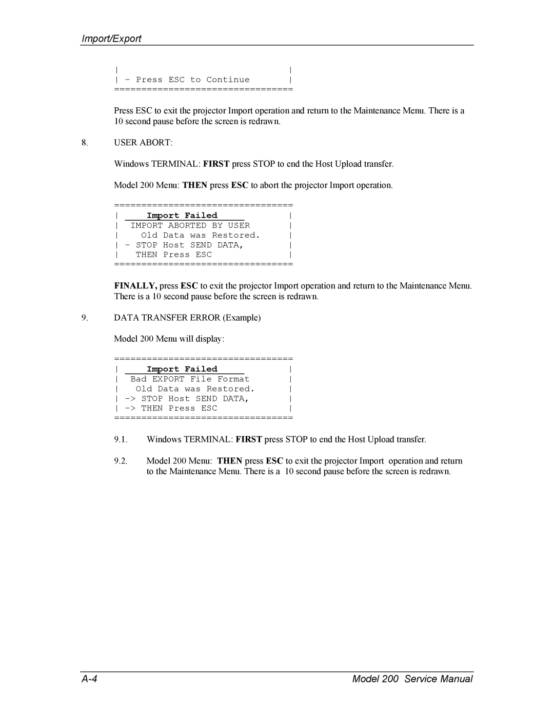 JVC Model 200 service manual Import Failed 