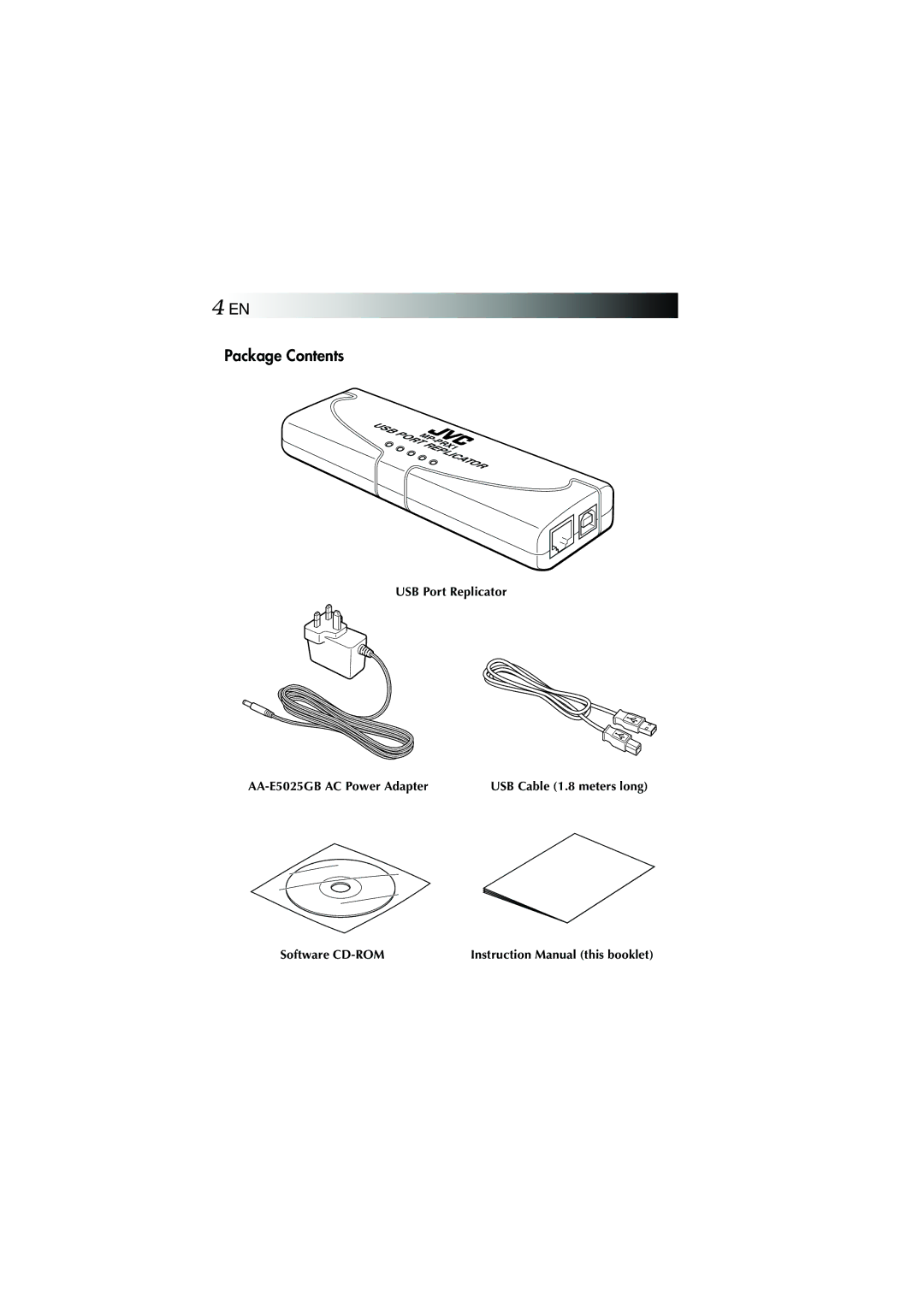 JVC MP-XP5230GB, MP-XP7230GB warranty Package Contents 