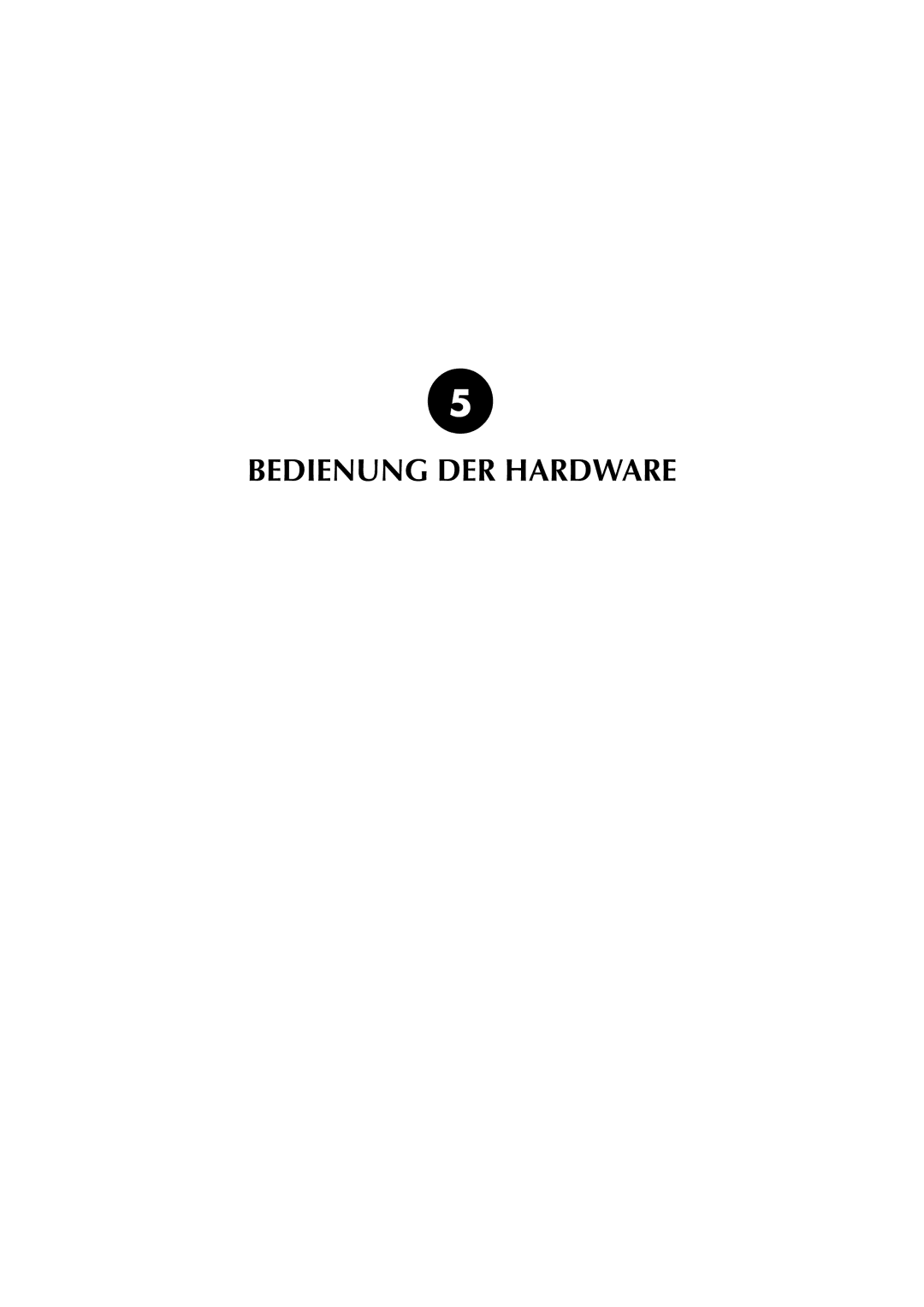 JVC MP-XP741DE service manual Bedienung DER Hardware 