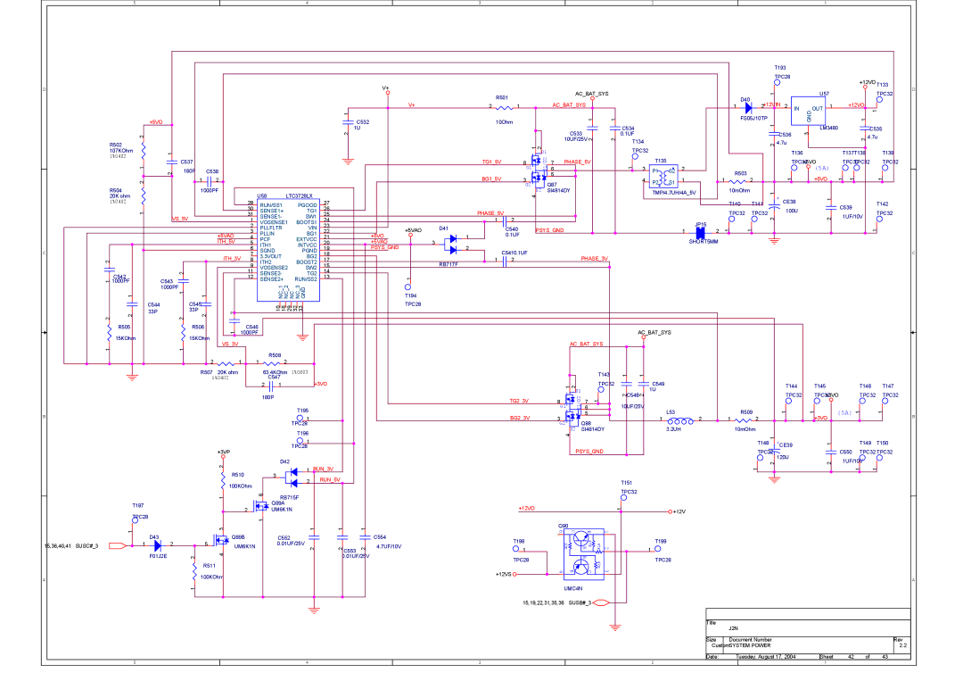 JVC MP-XP741DE service manual PHASE5V, VS5V, Psysgnd +5VAO, ITH5V, ITH3V, PHASE3V, VS3V Acbatsys, RUN5V 