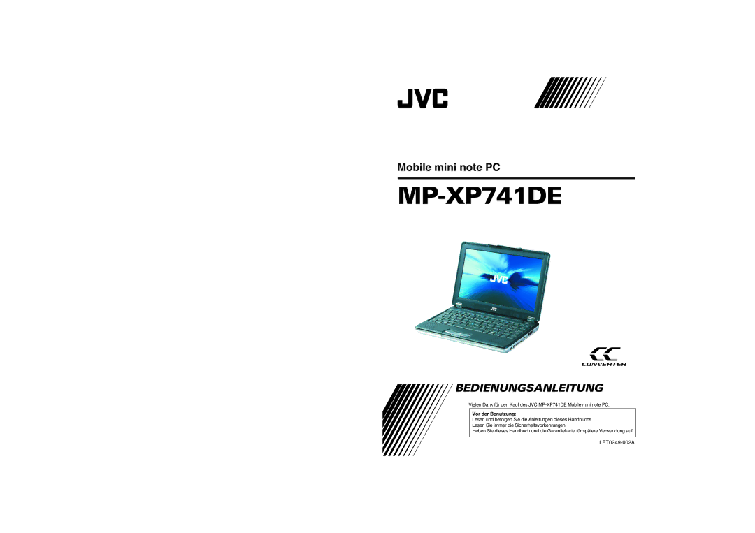 JVC MP-XP741DE service manual 