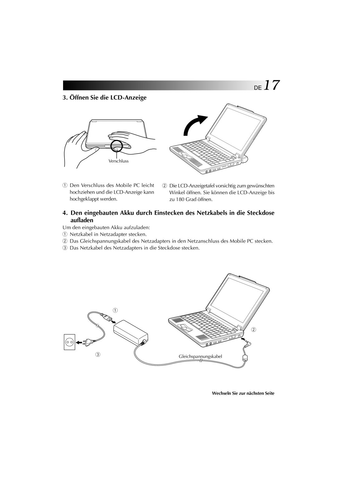 JVC MP-XP741DE service manual Öffnen Sie die LCD-Anzeige 