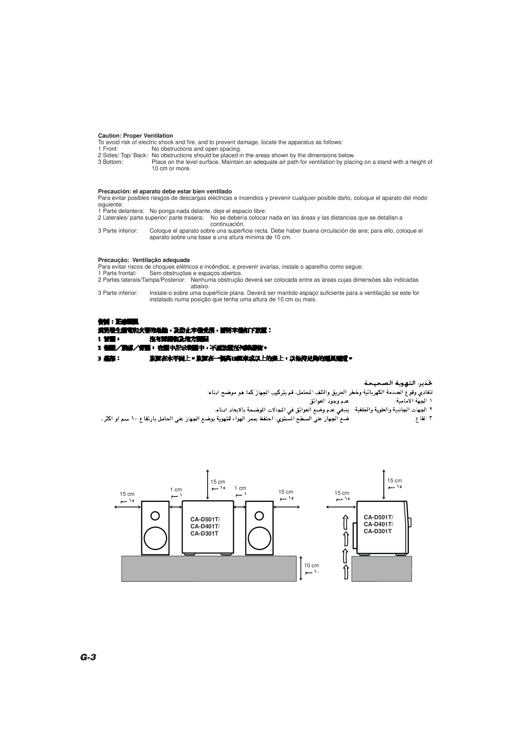 JVC MX-D401T manual CACA-D501T/-D701T 