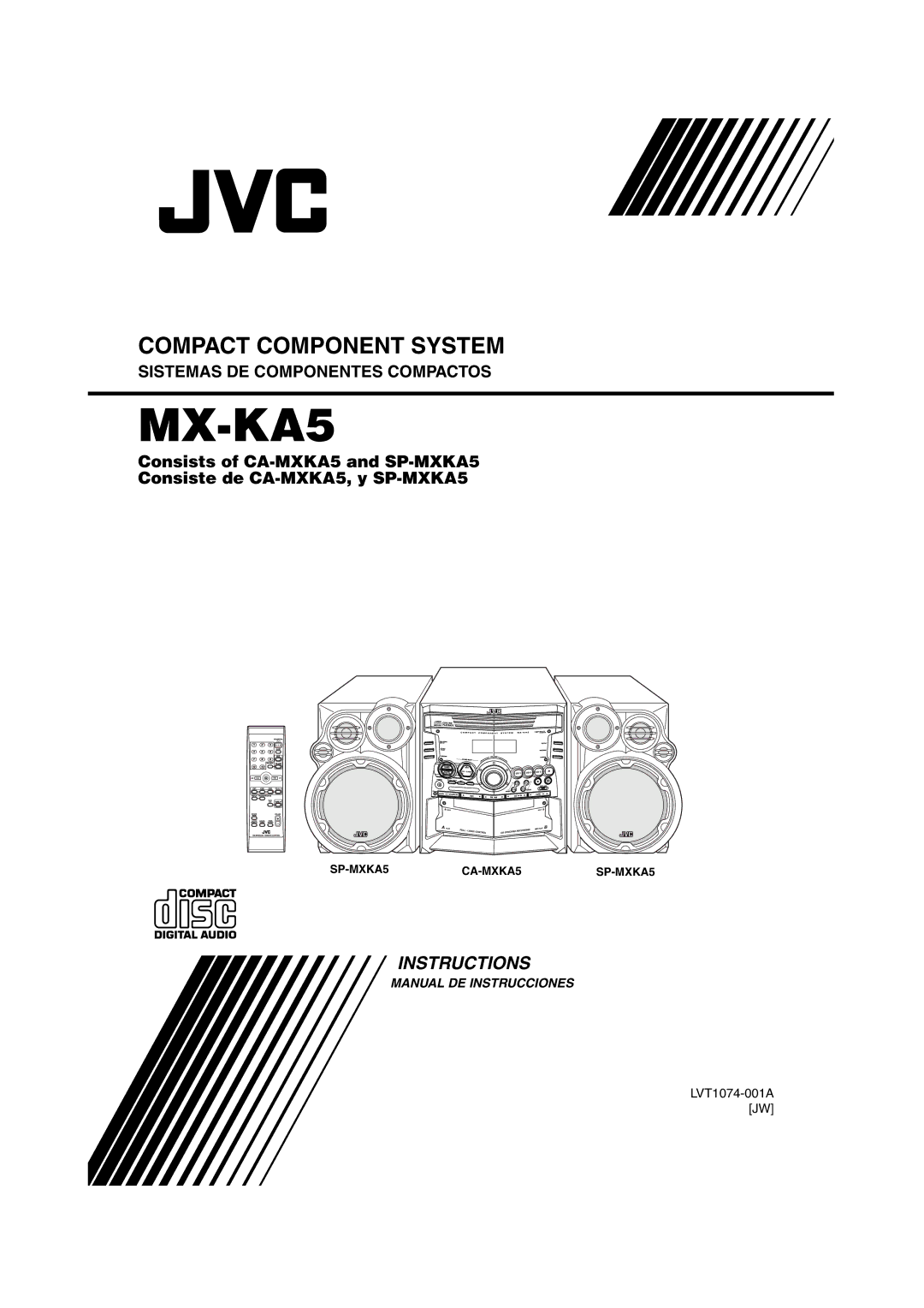 JVC MX-KA5JW manual 