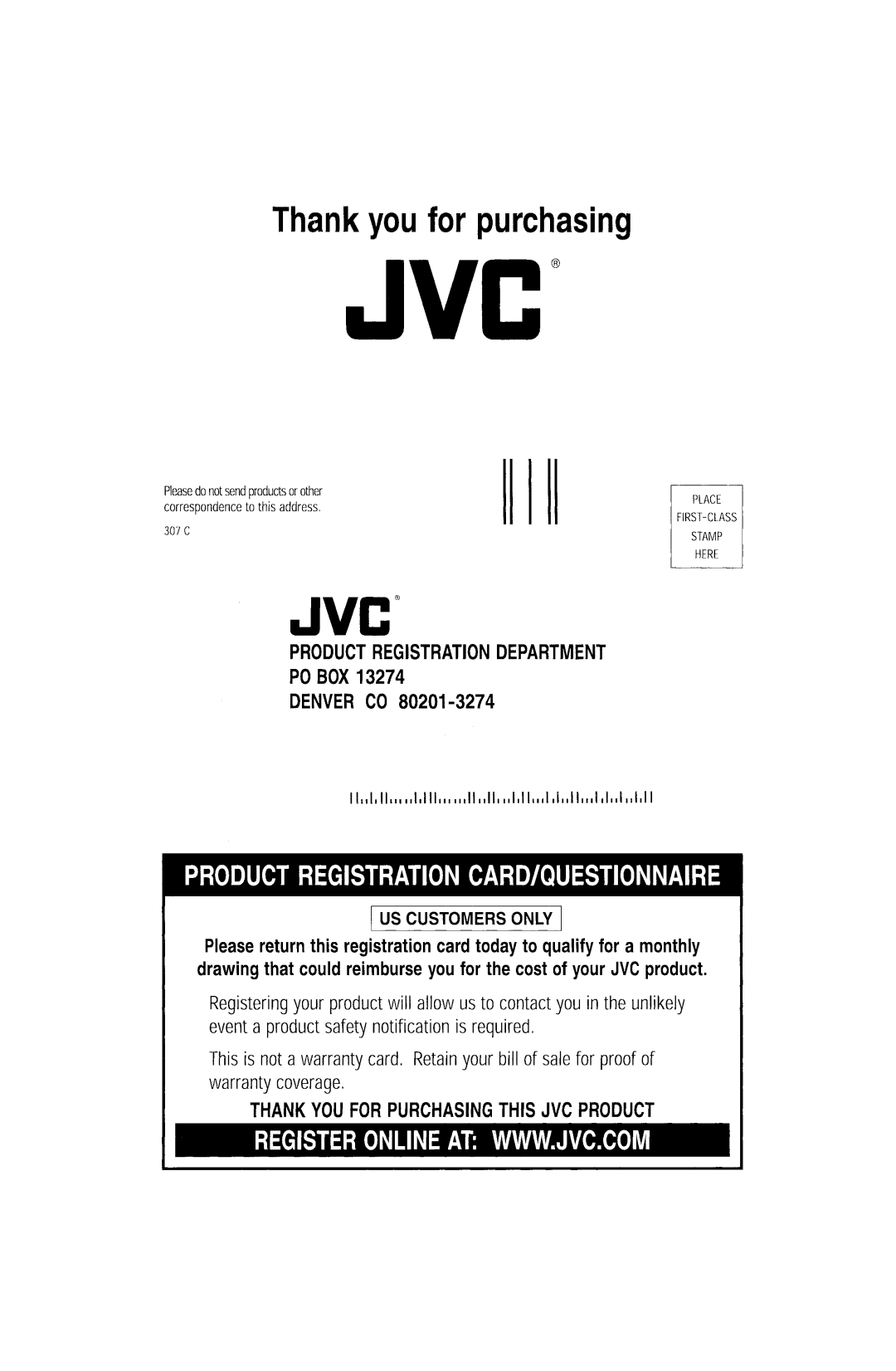 JVC NX-CDR7 manual 