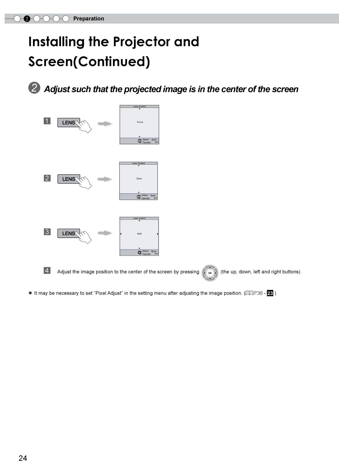 JVC PB006585599-1, DLA-RS0, 1108TTH-AO-AO manual Installing the Projector Screen 