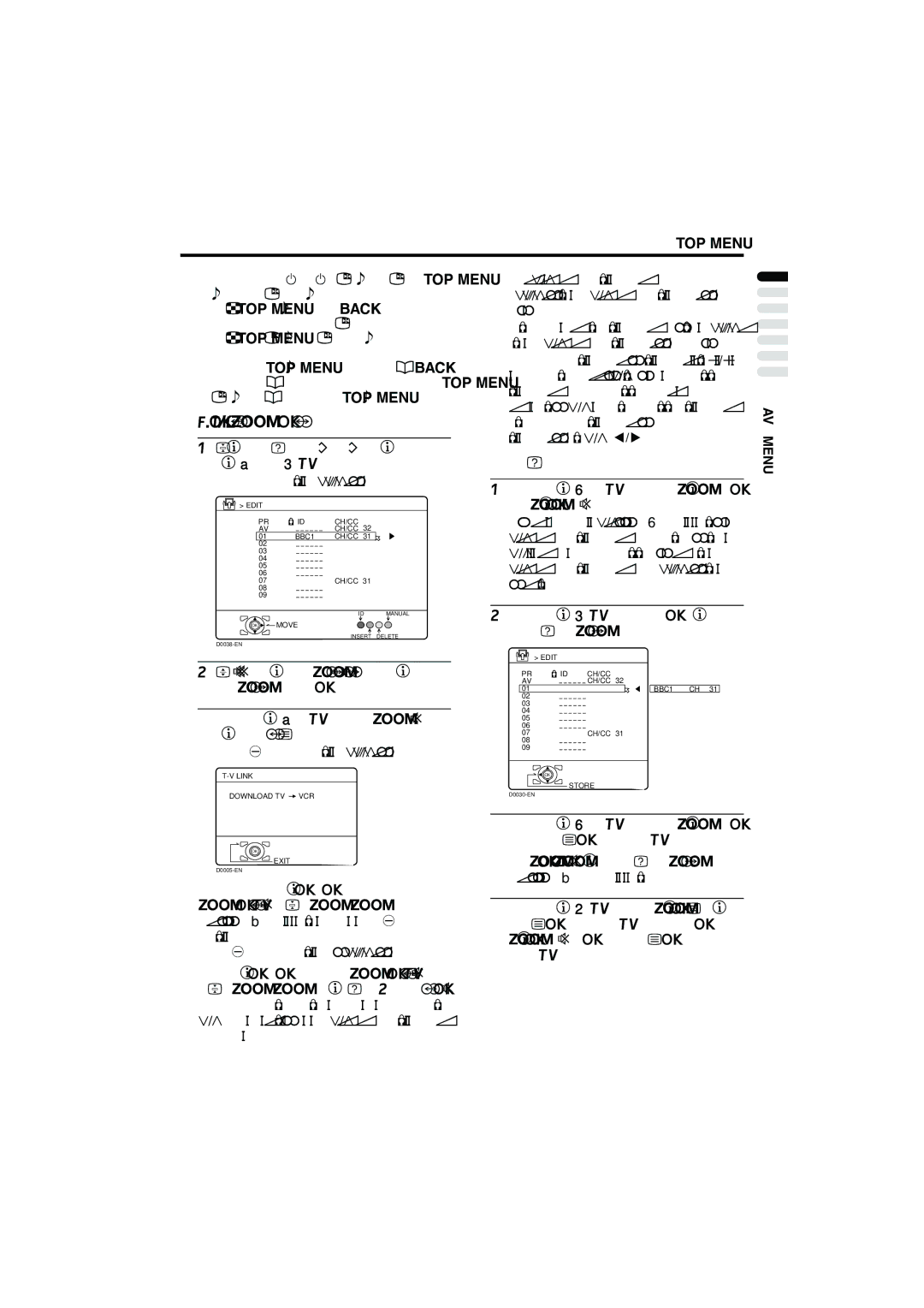 JVC PD-42B50BU, PD-35B50BU, PD-42B50BJ, PD-35B50BJ manual „ Basic operation, „ Move 