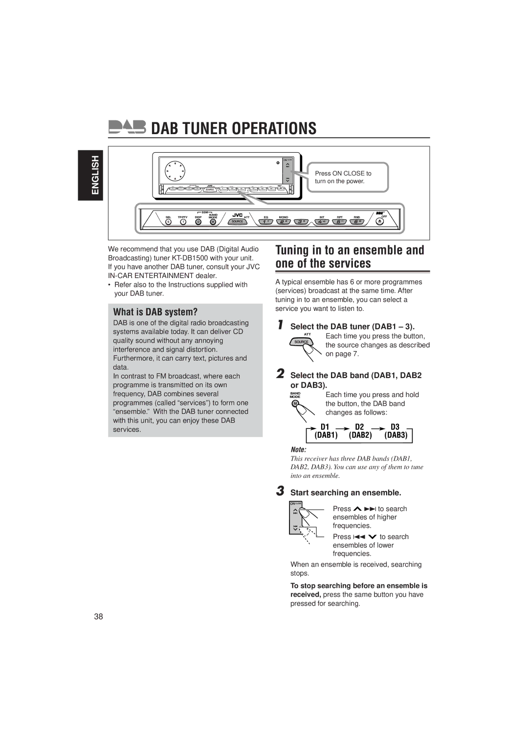 JVC PIM171200 manual DAB Tuner Operations, What is DAB system? 