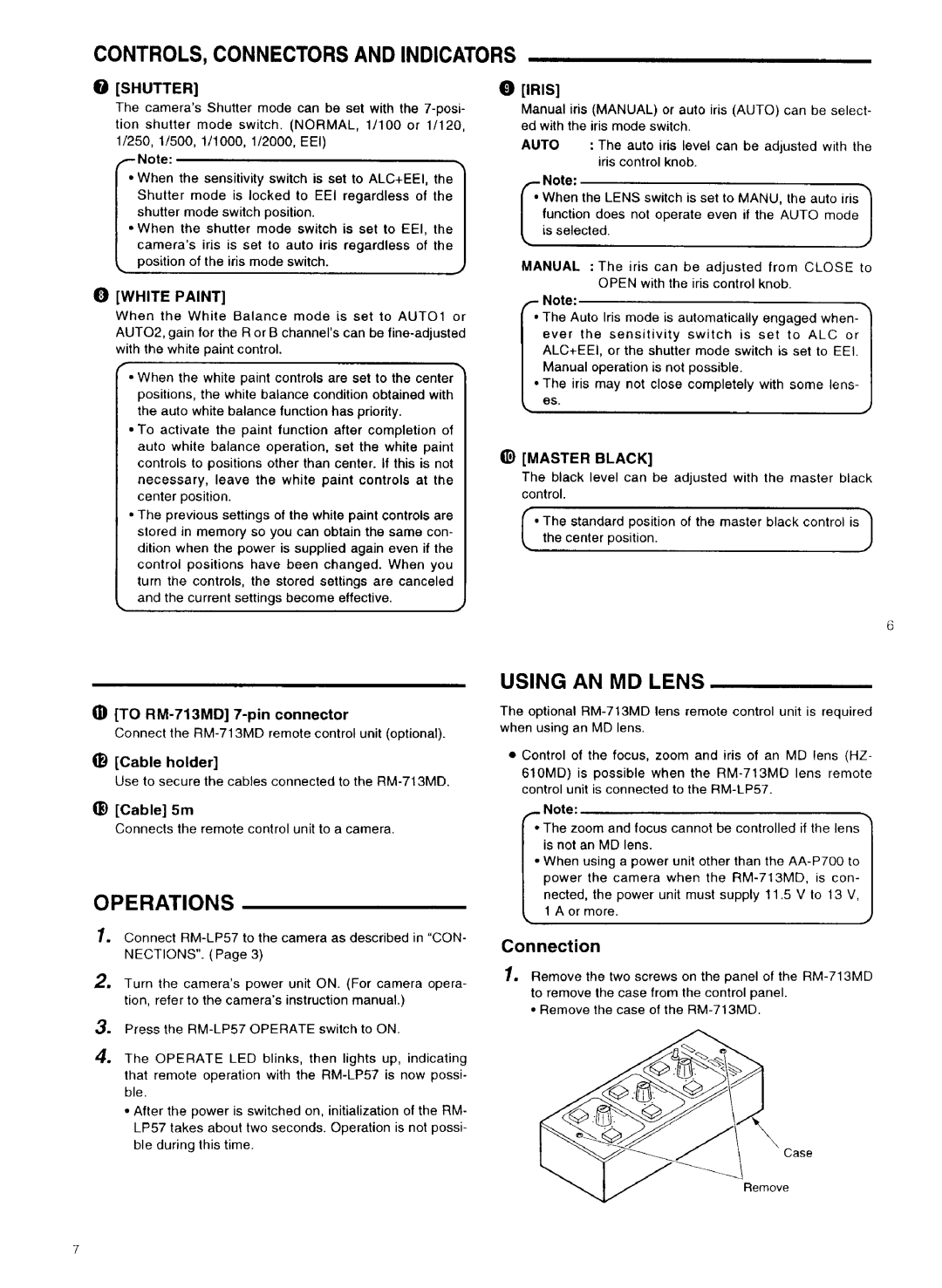 JVC RM-LP57 manual 