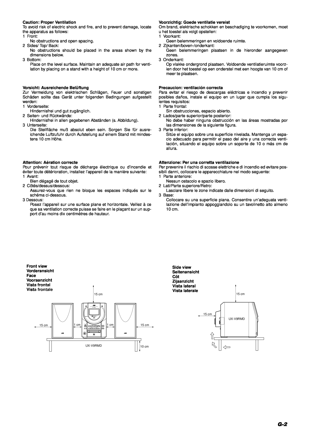 JVC RM-RXUV9RMD manual 