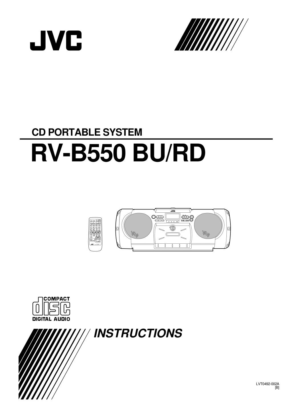 JVC RV-B550 BU/RD manual 