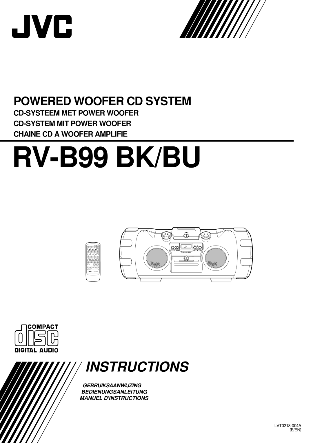 JVC RV-B99 BK/BU manual 