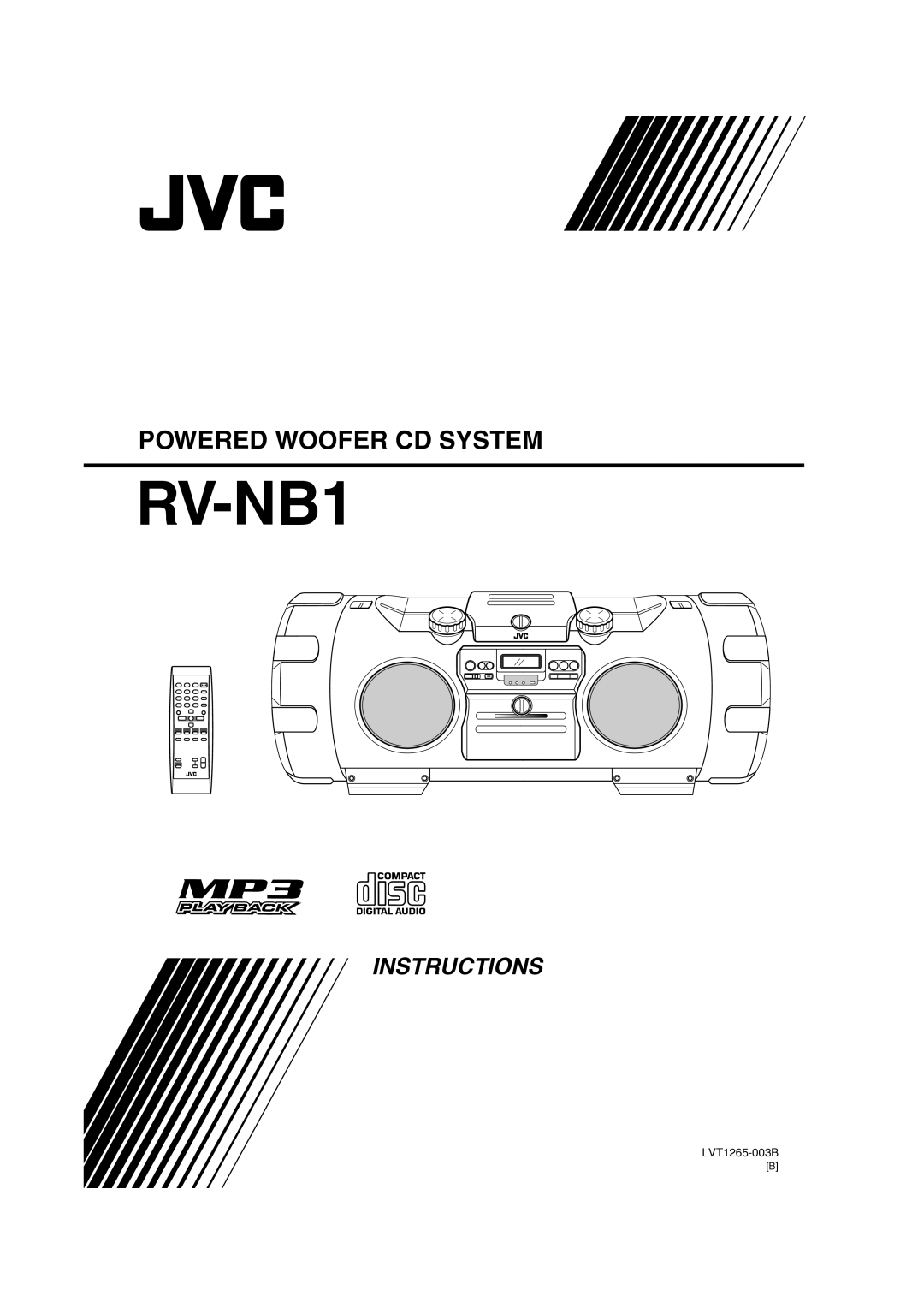 JVC RV-NB1 manual 