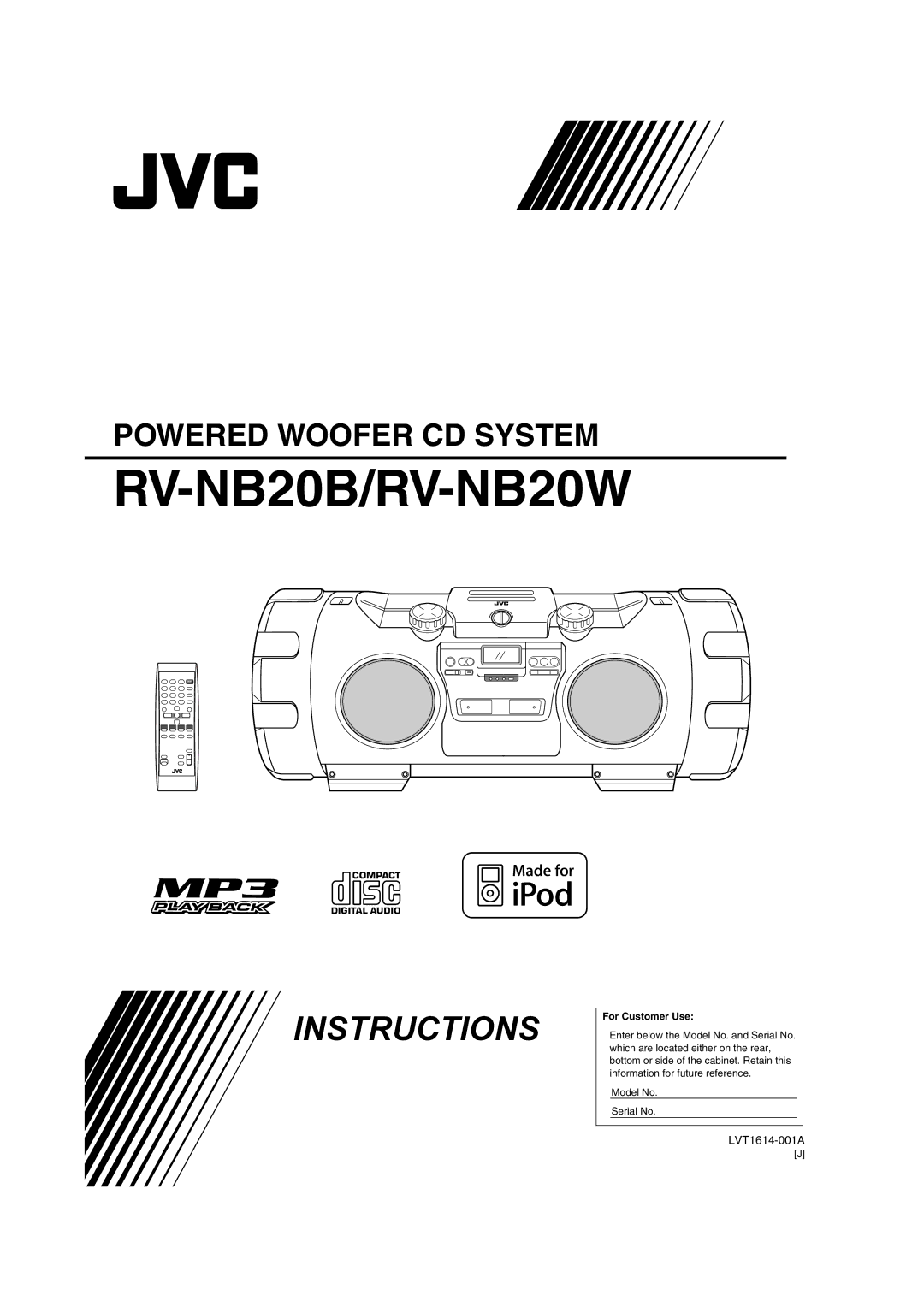 JVC manual RV-NB20B/RV-NB20W 