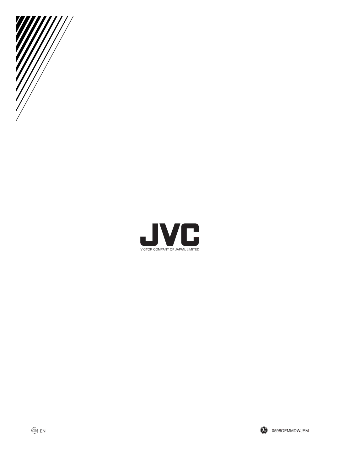 JVC RX-1024VBK manual 0598OFMMDWJEM 