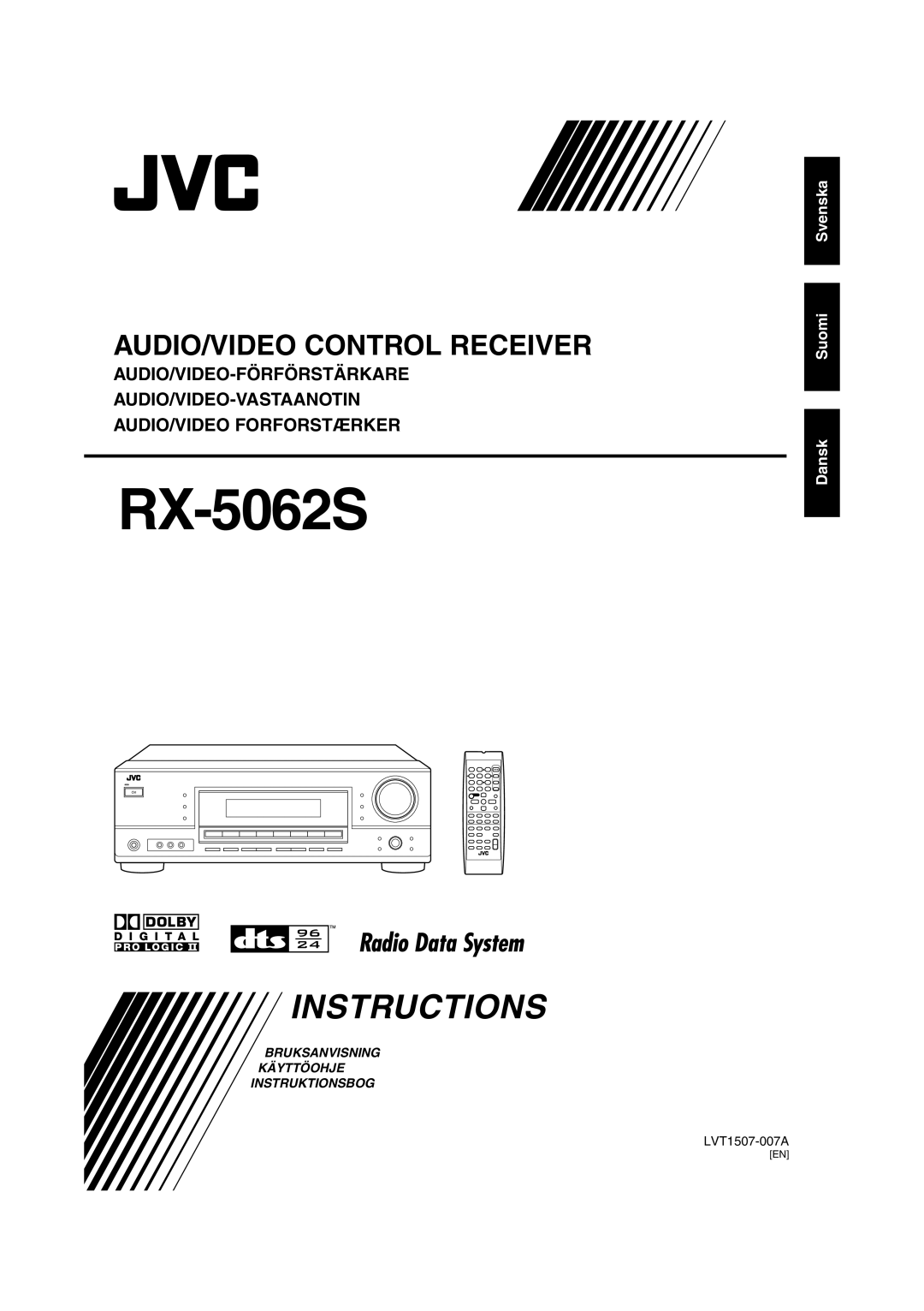 JVC RX-5060S manual RX-5062S 