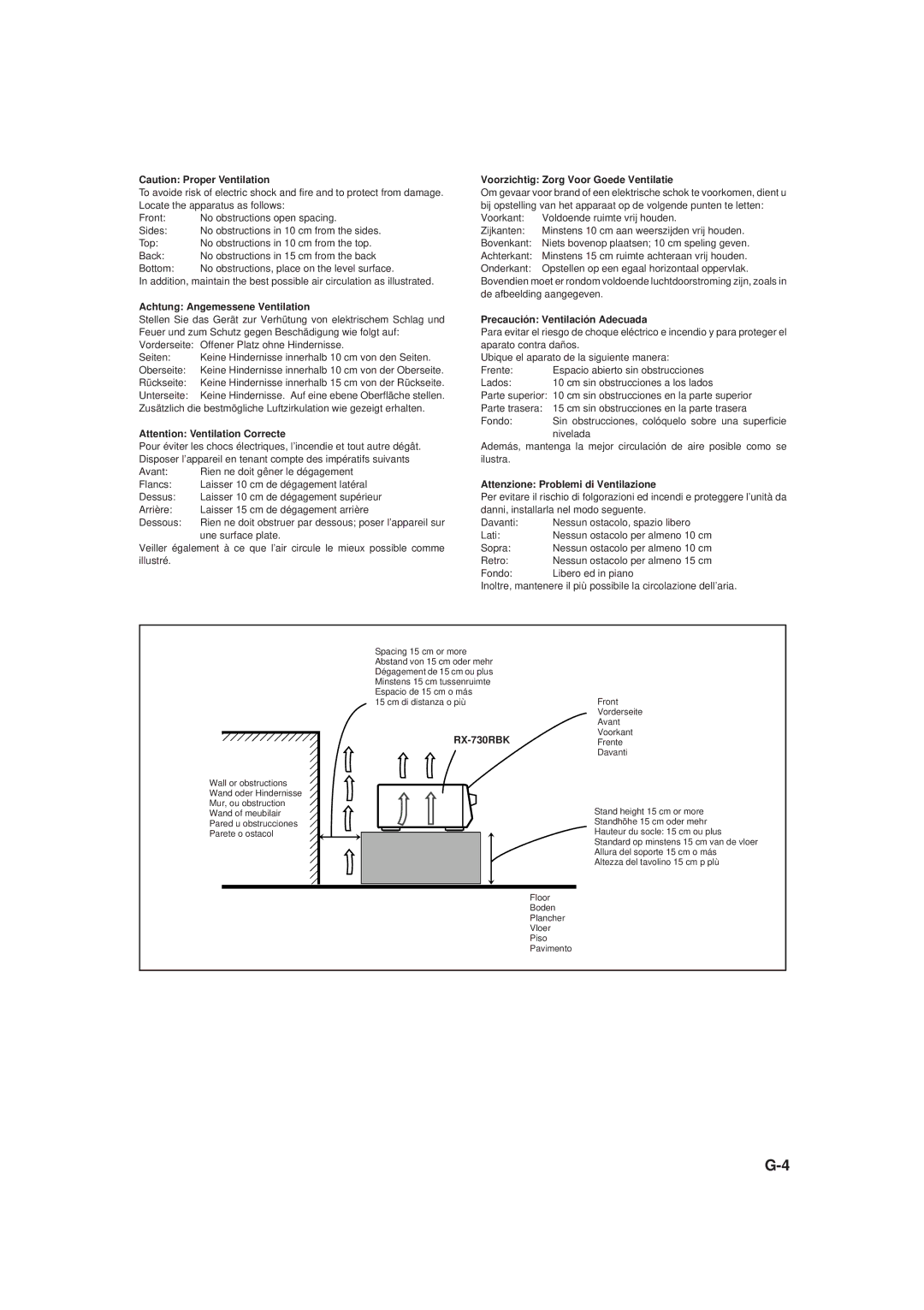 JVC RX-730RBK manual 