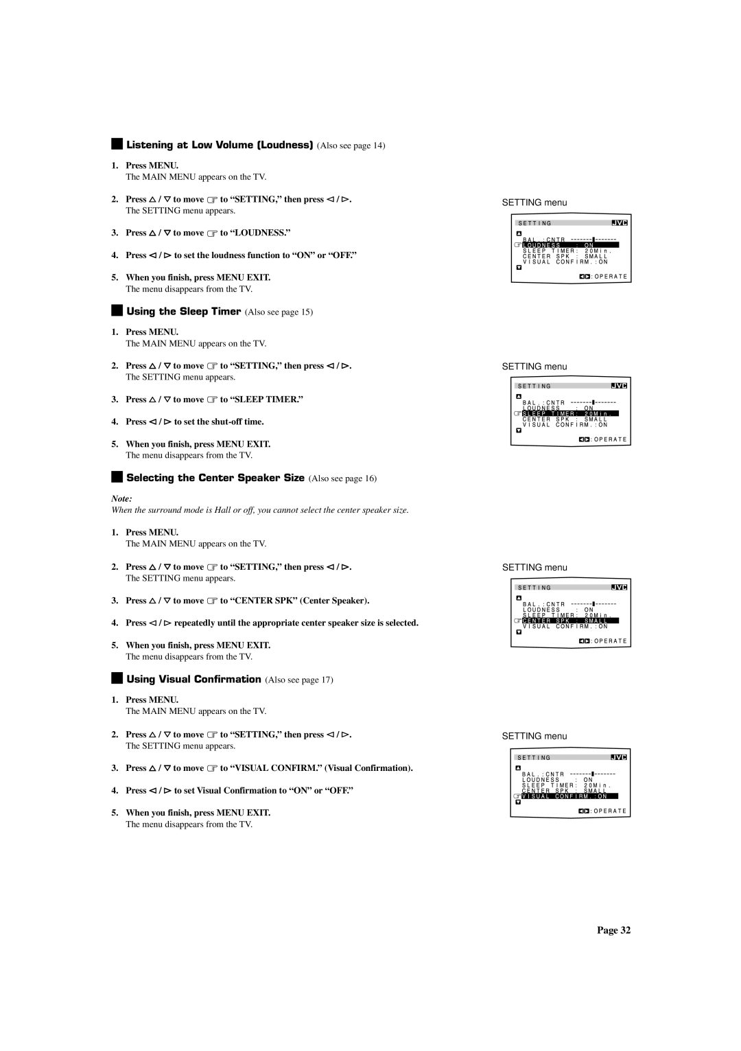 JVC RX-772VBK manual Listening at Low Volume Loudness Also see 