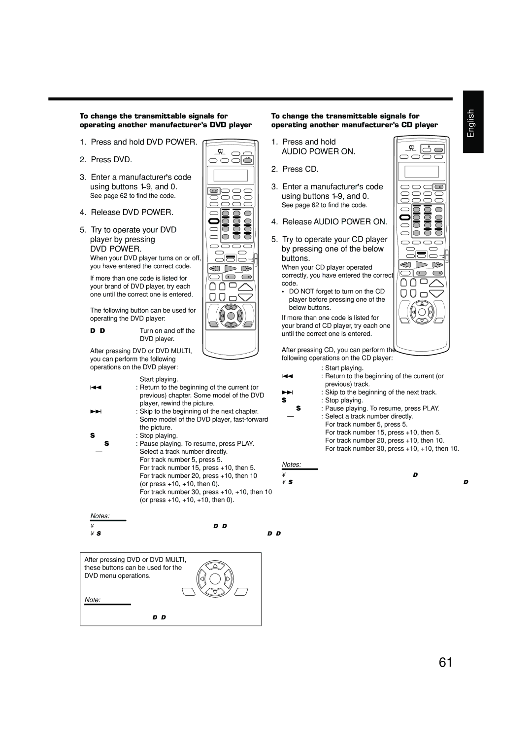 JVC RX-8040B manual REW Play 