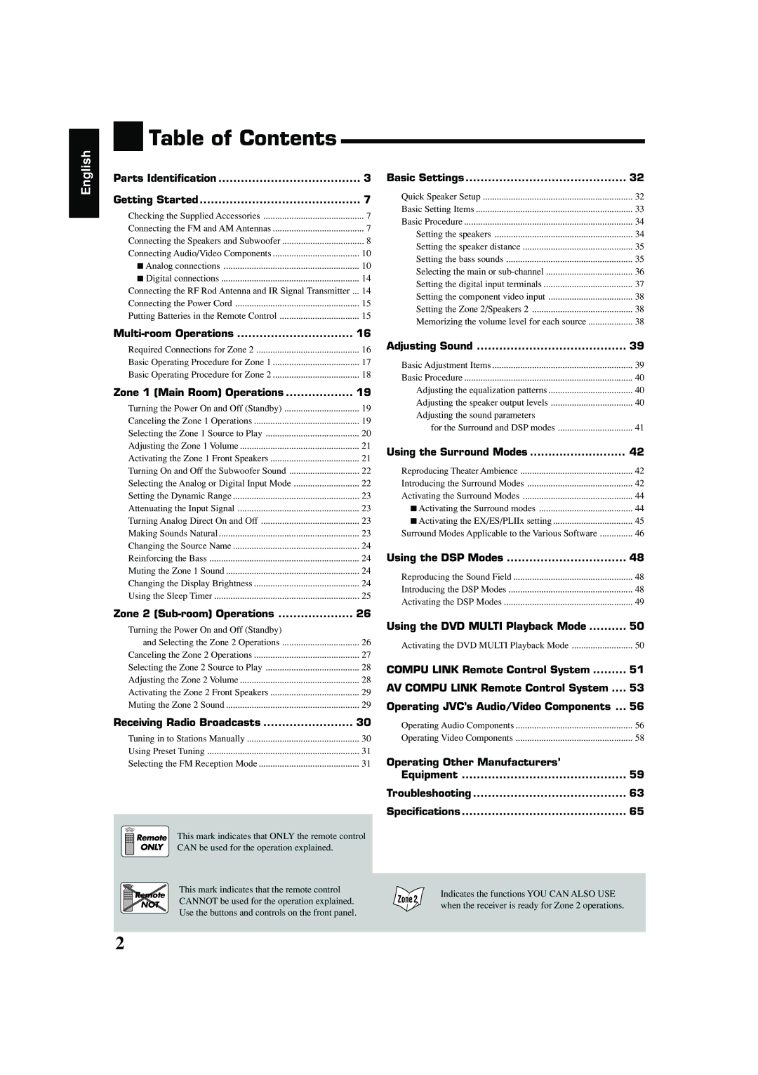 JVC RX-8040B manual Tuning in to Stations Manually 