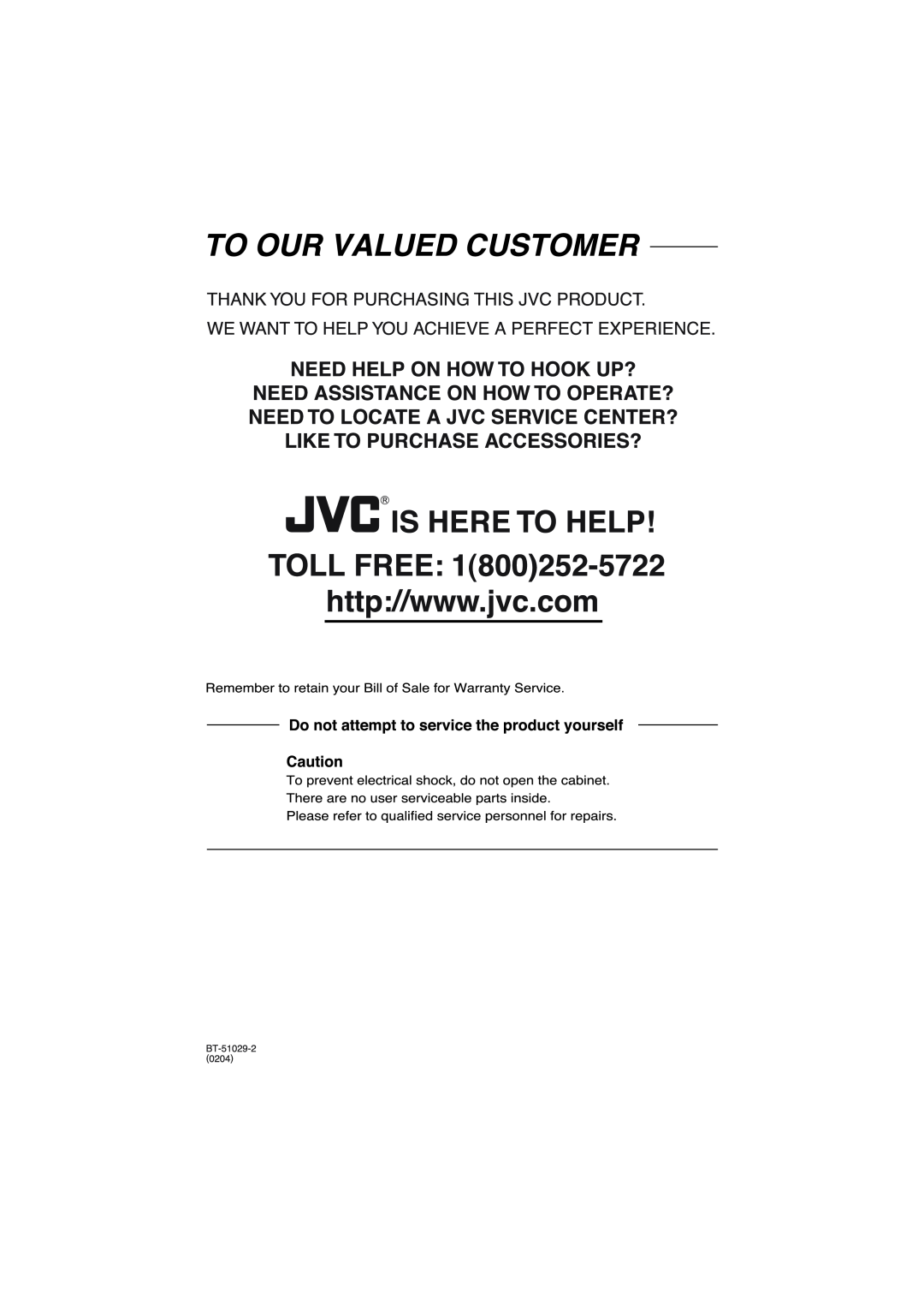 JVC RX-D205S, RX-D206B manual 