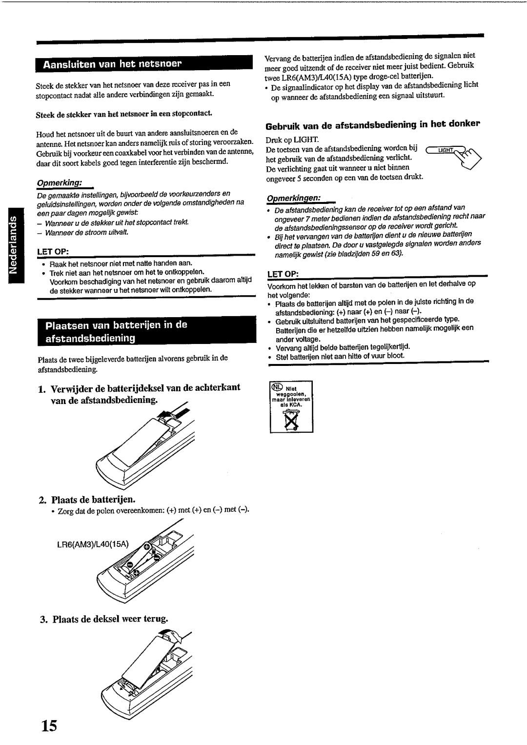JVC RX-DP10RSL manual 