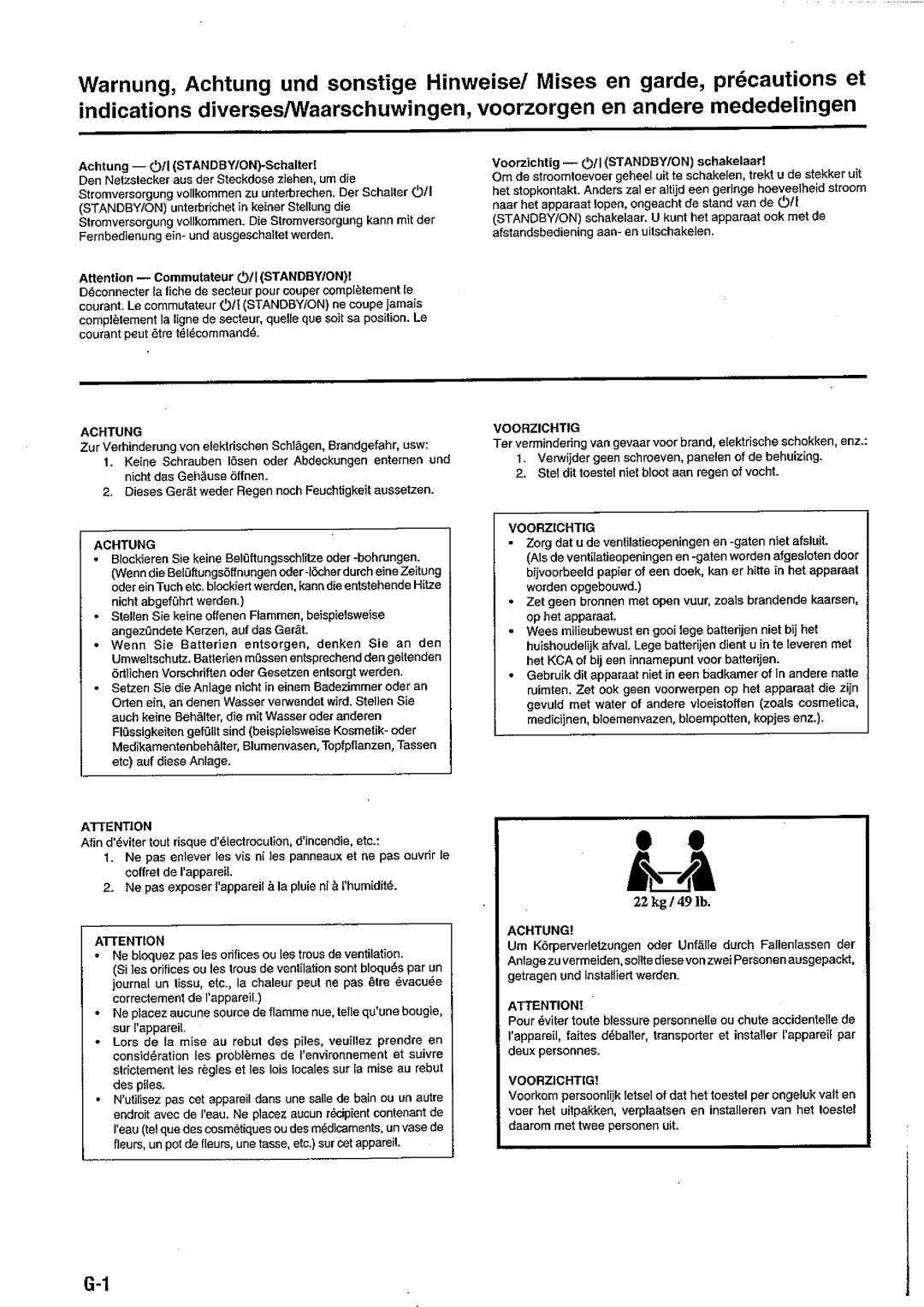 JVC RX-DP10RSL manual 