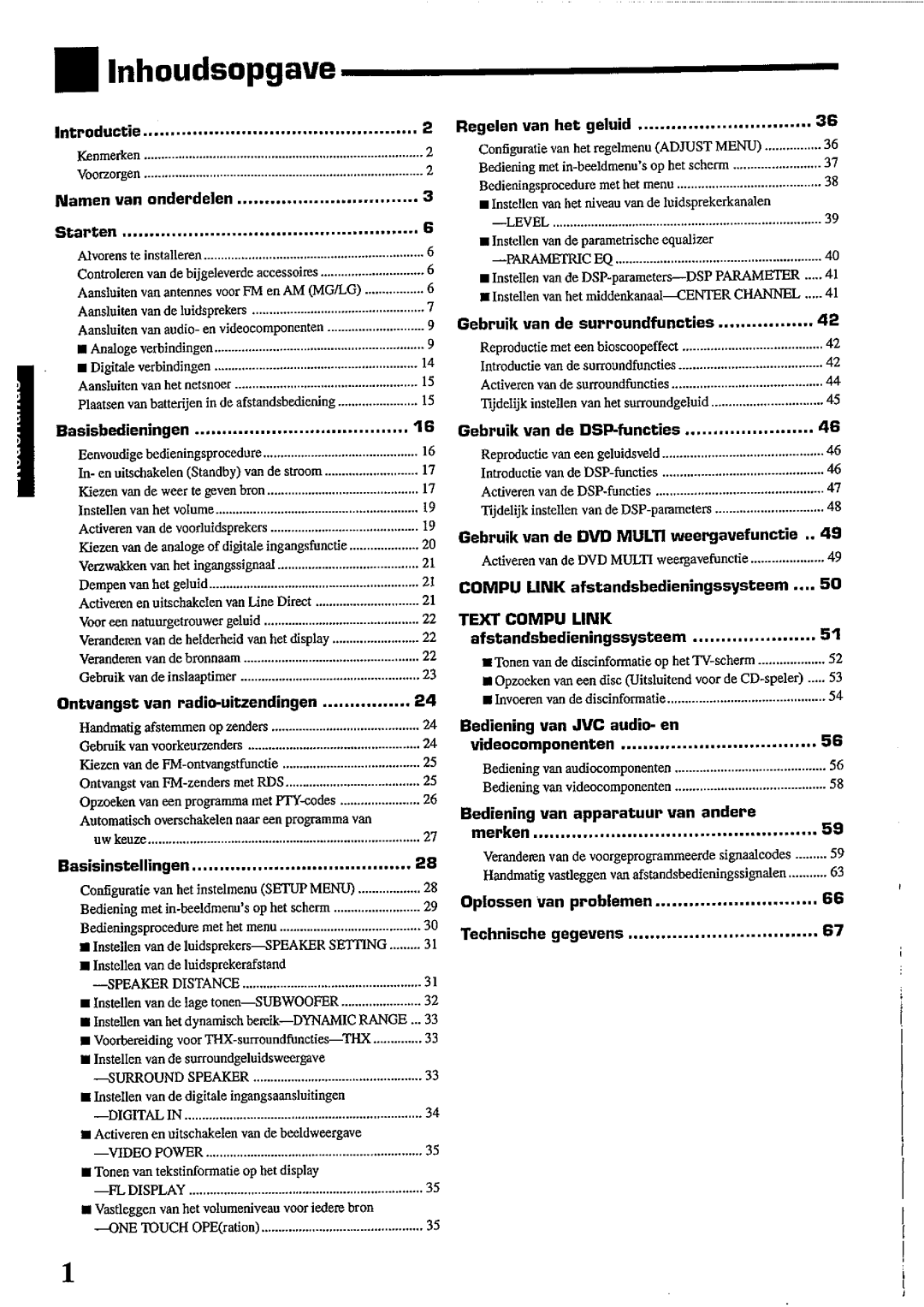 JVC RX-DP10RSL manual 