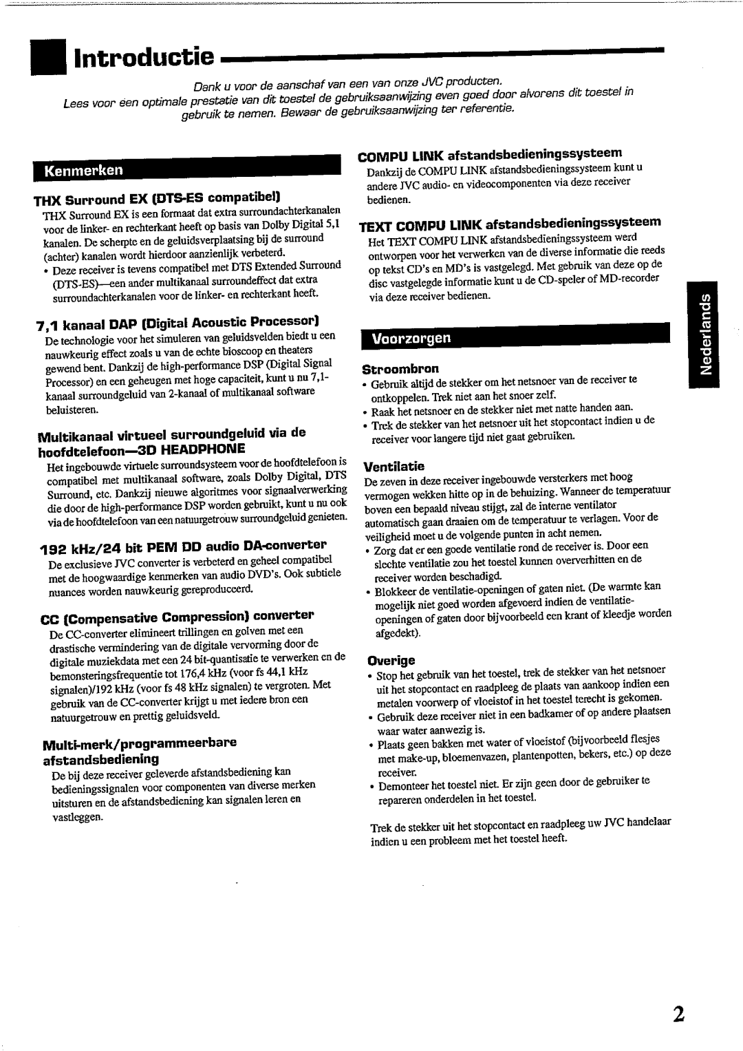 JVC RX-DP10RSL manual 