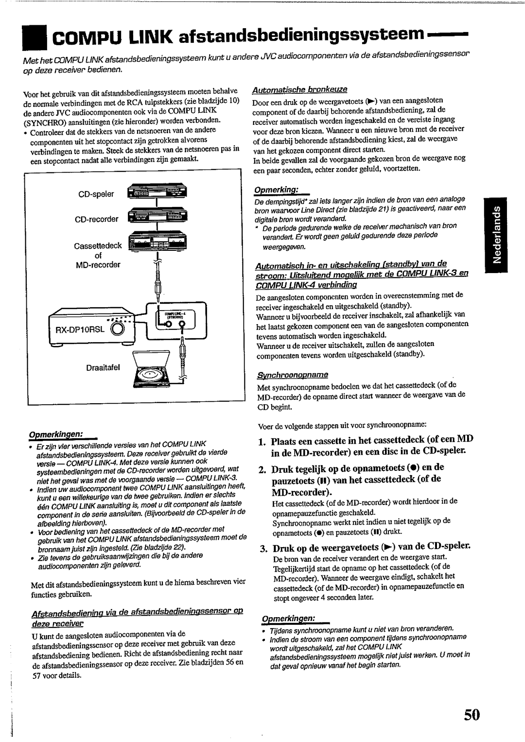 JVC RX-DP10RSL manual 