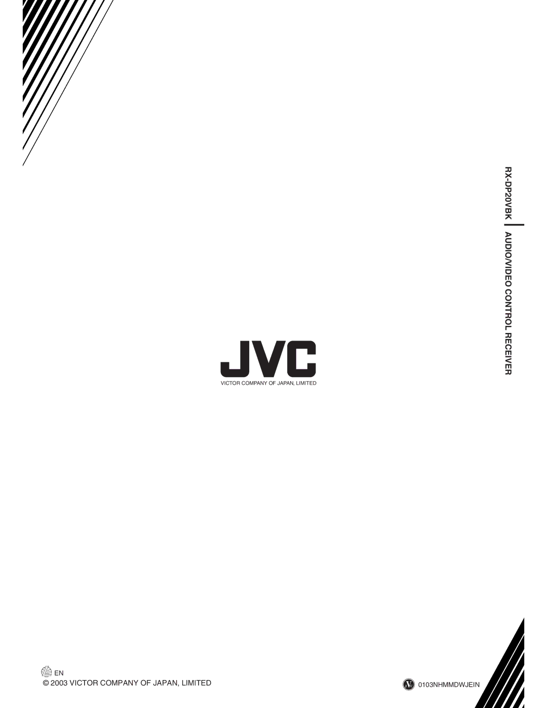 JVC RX-DP20VBK manual 