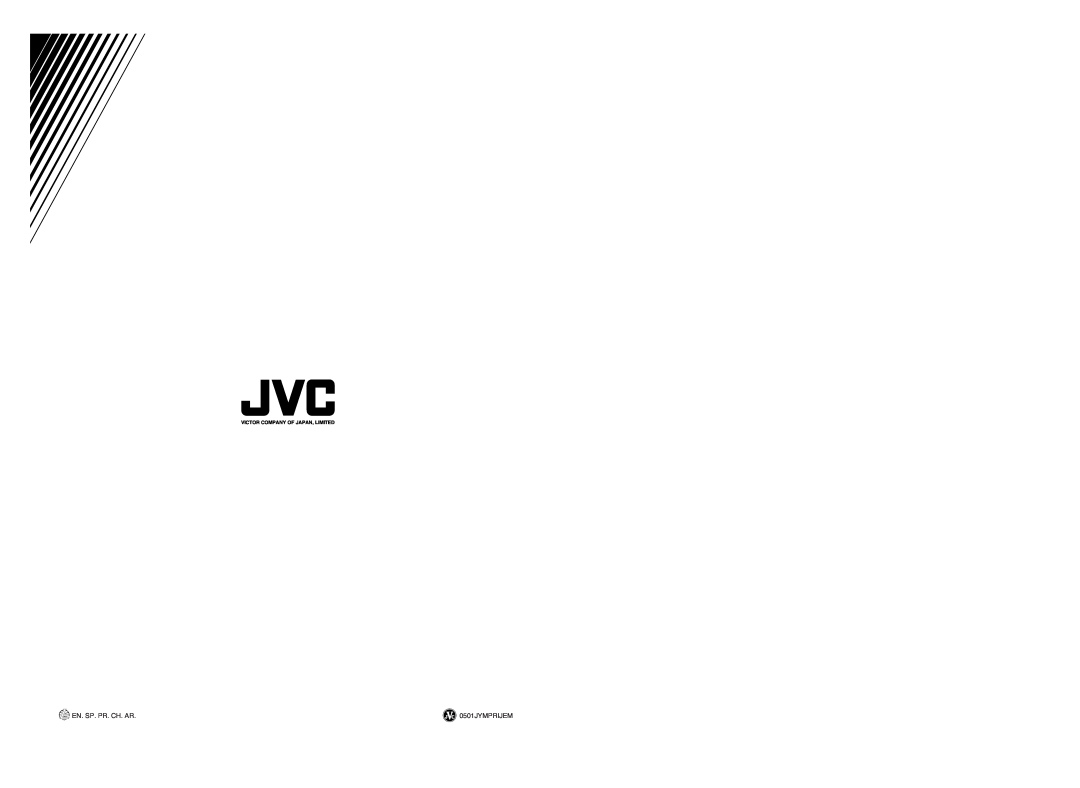 JVC GVT0057-016A, SP-DSC99TN manual En. Sp. Pr. Ch. Ar, 0501JYMPRIJEM, Victor Company Of Japan, Limited 