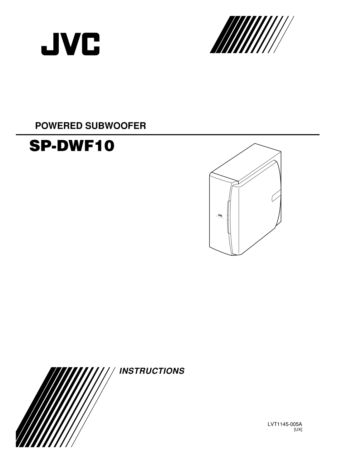 JVC SP-DWF10 manual LVT1145-005A 