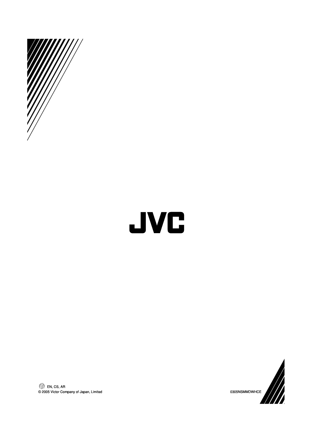 JVC SP-XF51F manual En, Cs, Ar, Victor Company of Japan, Limited, 0305NSMMDWHCE 