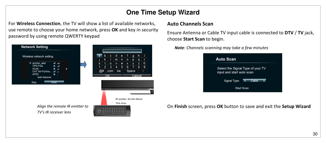 JVC SP55MC manual Auto Channels Scan 