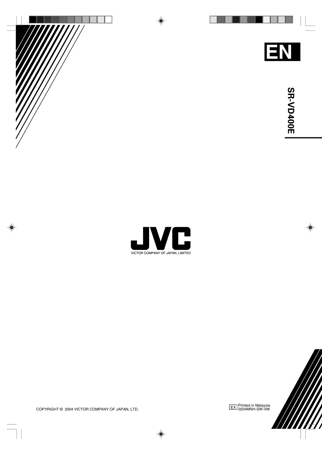 JVC SR-VD400E manual 