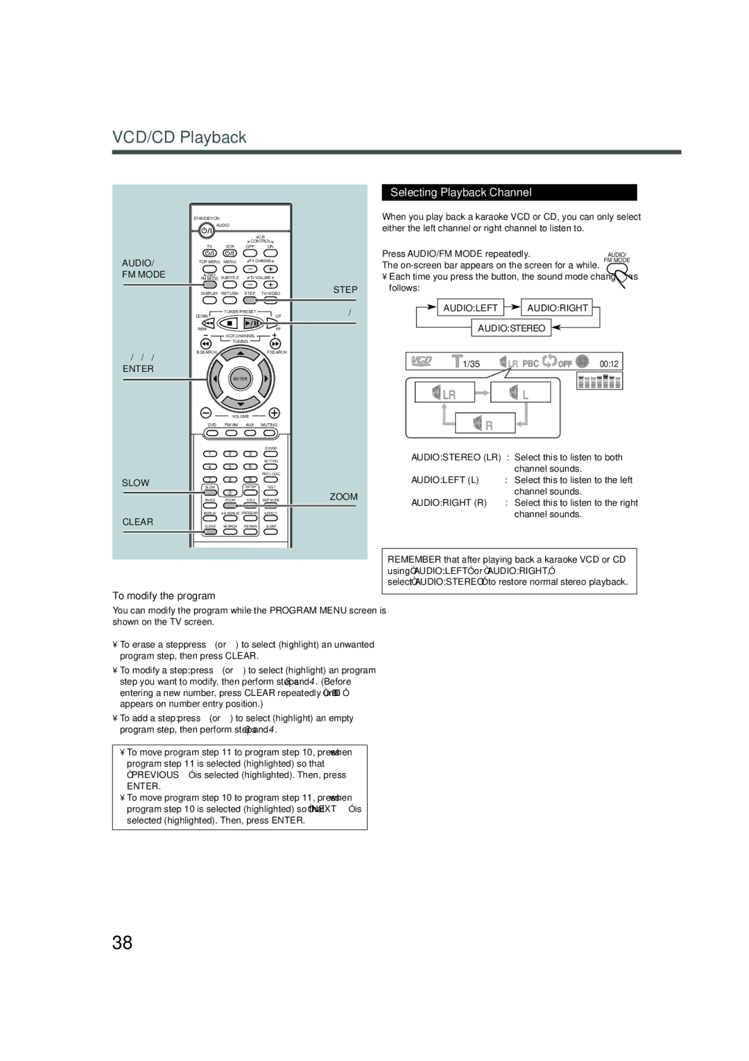 JVC TH-A5 manual Tuner Preset Down REW VCR Channel Tuning SEARCHF.SEARCH 