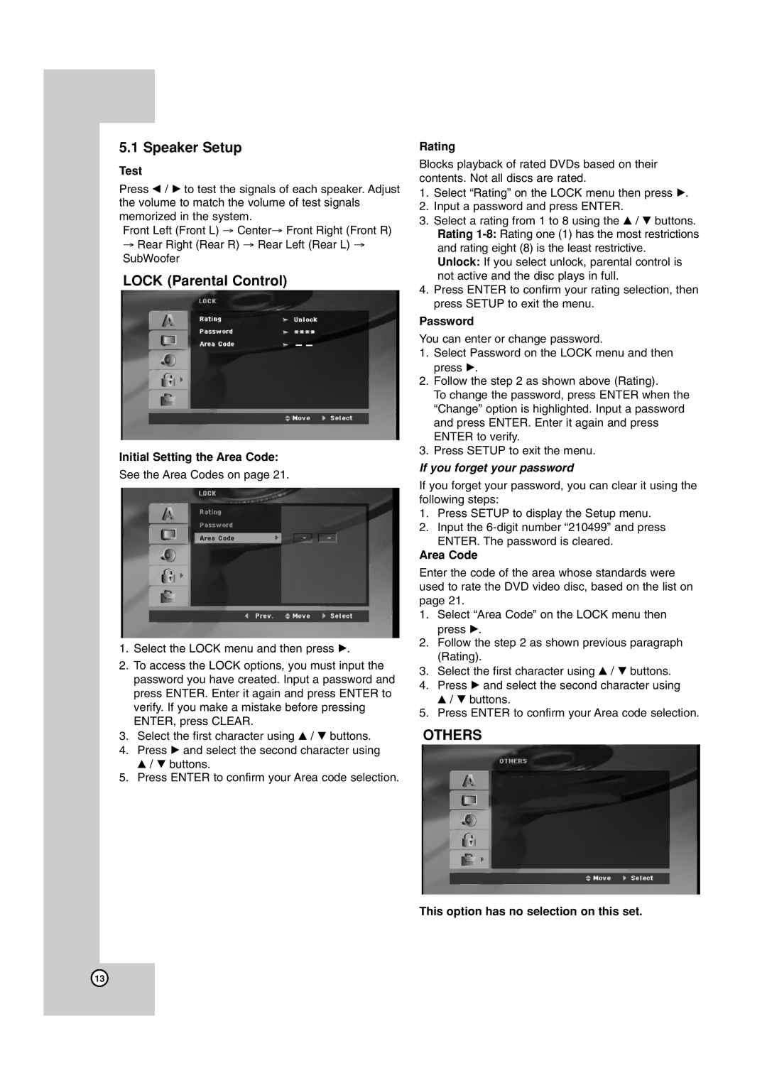 JVC TH-G40 manual Others 