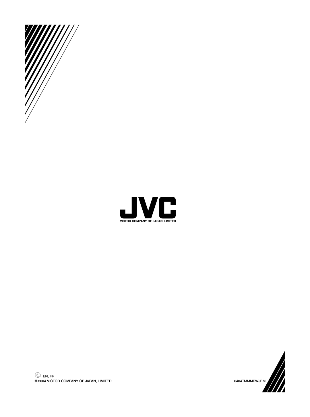 JVC TH-S2, TH-S3 manual En, Fr, Victor Company Of Japan, Limited, 0404TMMMDWJEM 