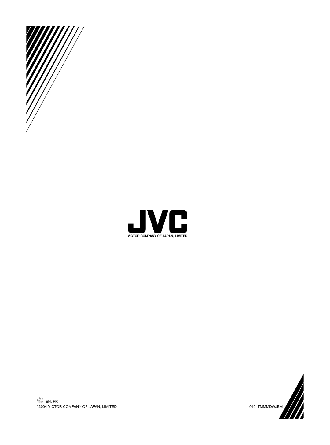 JVC TH-S3 TH-S2 manual EN, FR Victor Company of JAPAN, Limited 0404TMMMDWJEM 