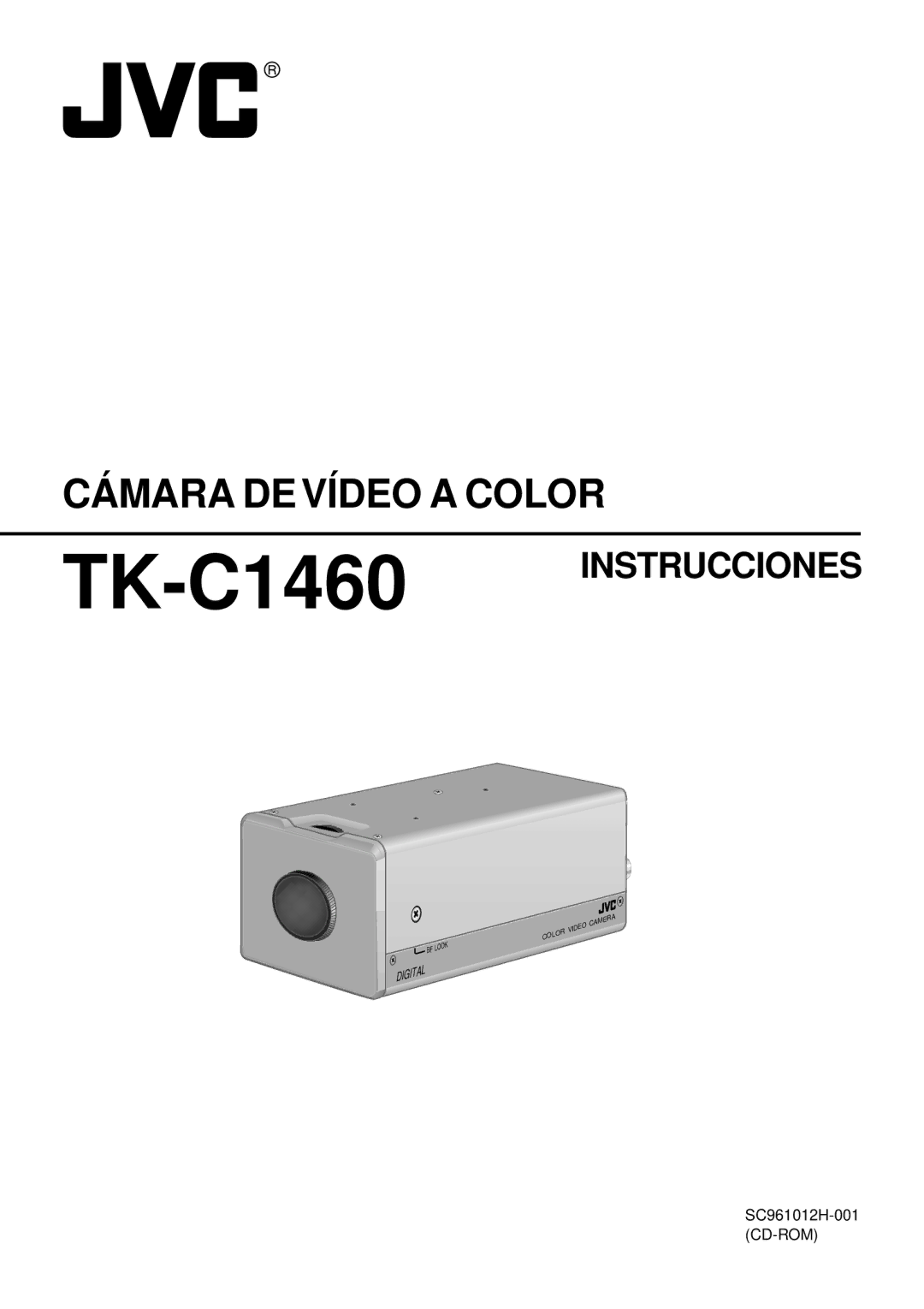 JVC TK-C1460 manual Cámara DE Vídeo a Color 