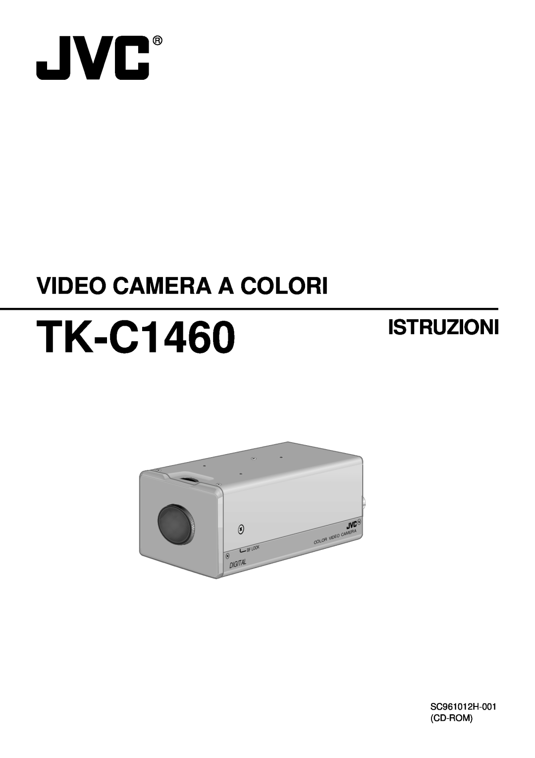 JVC manual Video Camera A Colori, TK-C1460 ISTRUZIONI, Digital, Look 