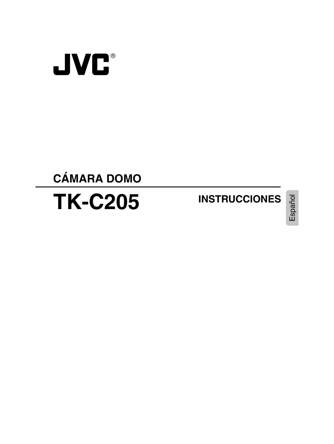 JVC TK-C205 manual Cámara Domo 