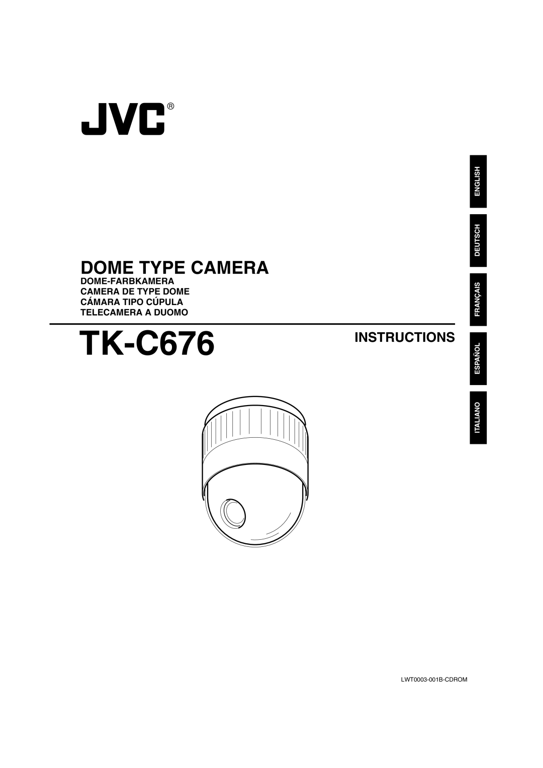 JVC TK-C676 manual 