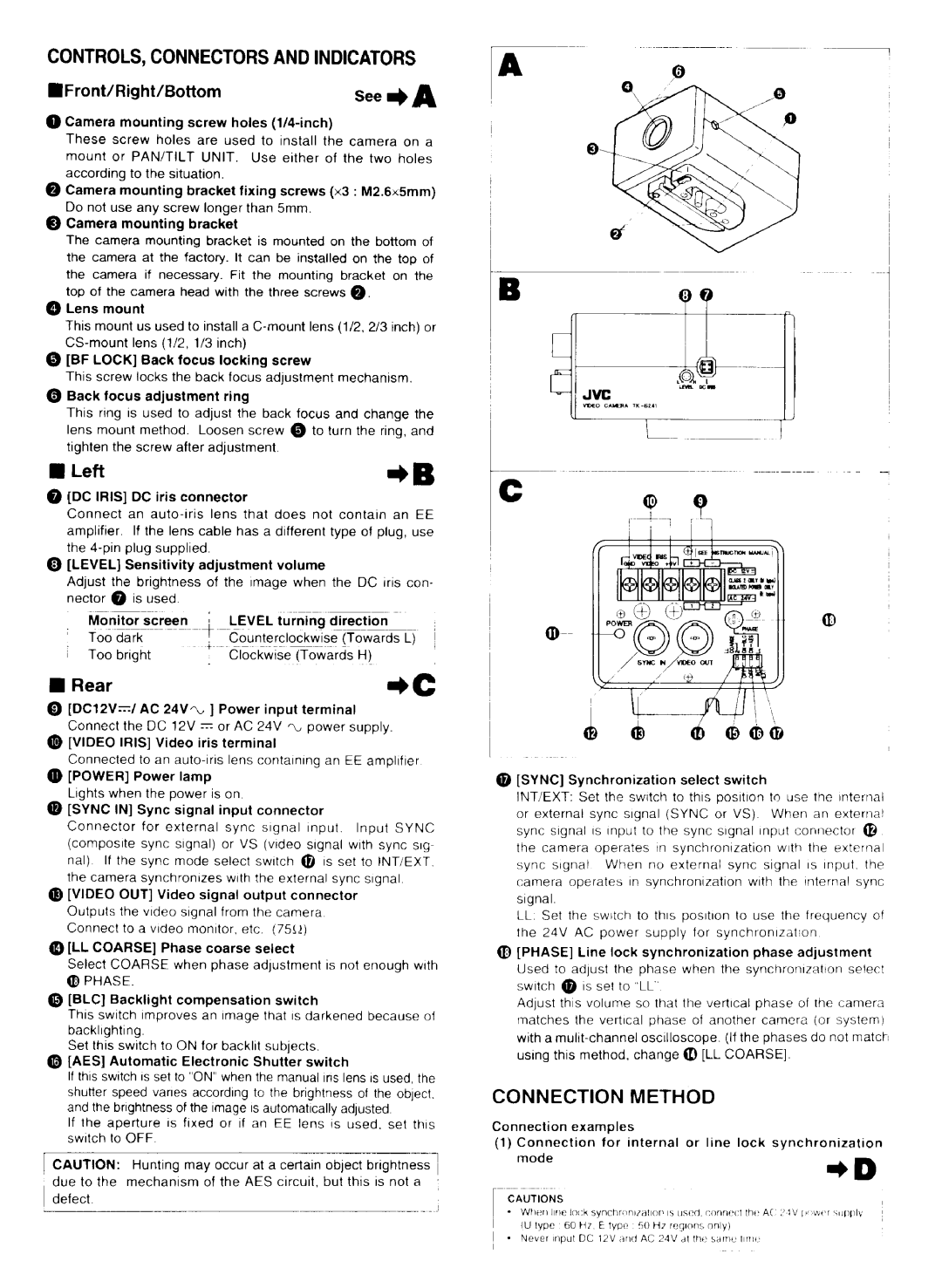 JVC TK-S241 manual 