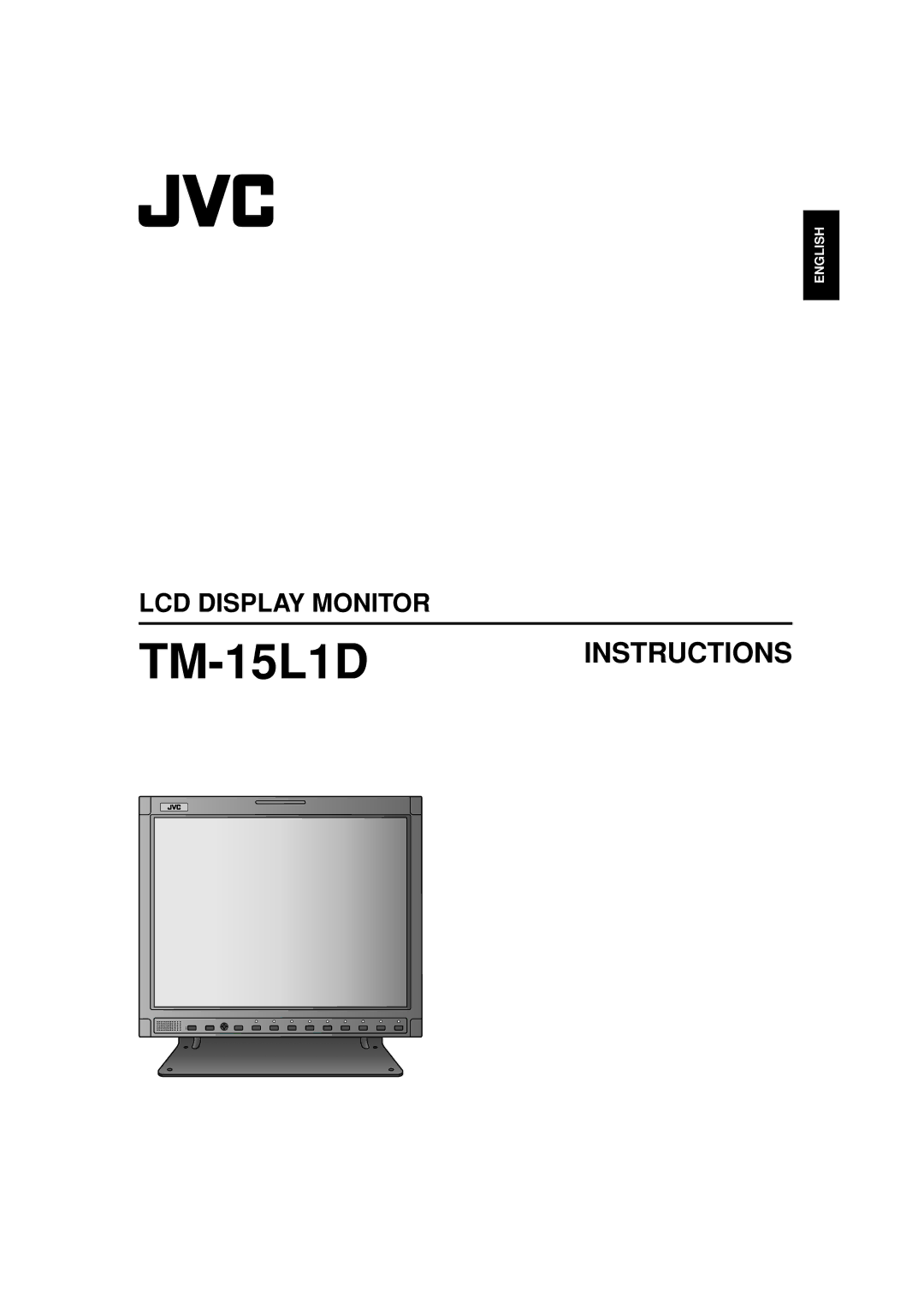 JVC TM-15L1D manual 