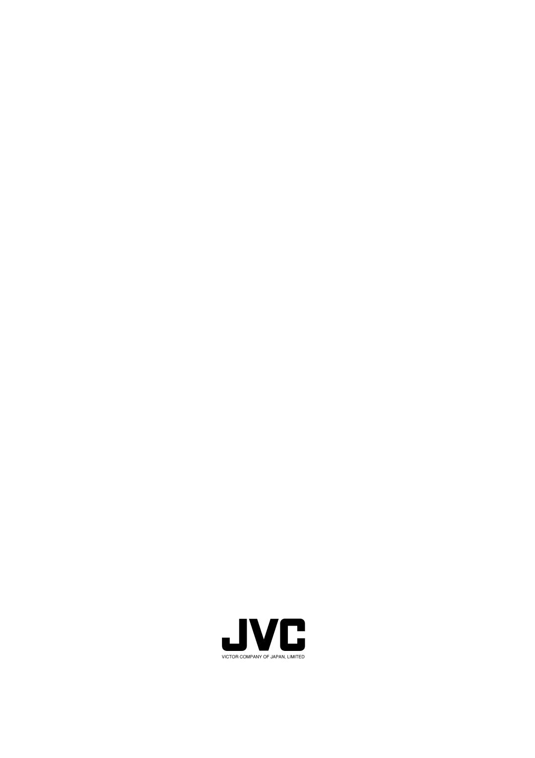 JVC TM-A101G manual Victor Company of JAPAN, Limited 